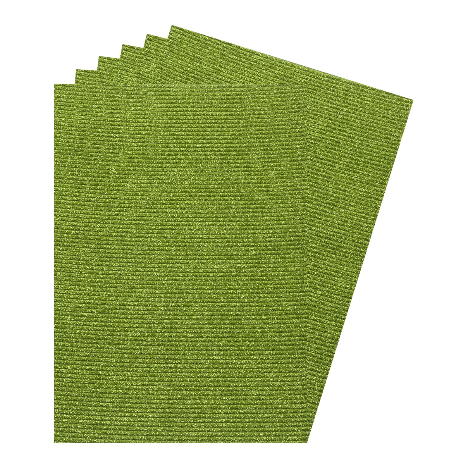 Rebower Corrugated Cardboard Paper Sheets, Corrugated Paper Cardboard Inserts [for Craft and DIY Projects] - 11.8x8.3 Inch/Green/10 Pcs