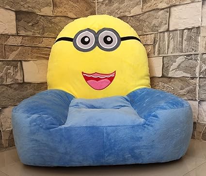 Wsa Retail Kids Plush Sofa Chair Comfortable Anywhere Carried Used Like Beach Home Terrace Restaurant Kids Favorite Spot To Sit Minion Bob Kids Sofa