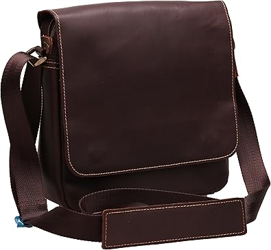 amazon men's leather shoulder bag