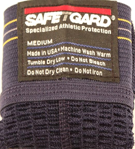 SafeTGard Jock Strap Athletic Supporter Navy Blue Medium, 2632