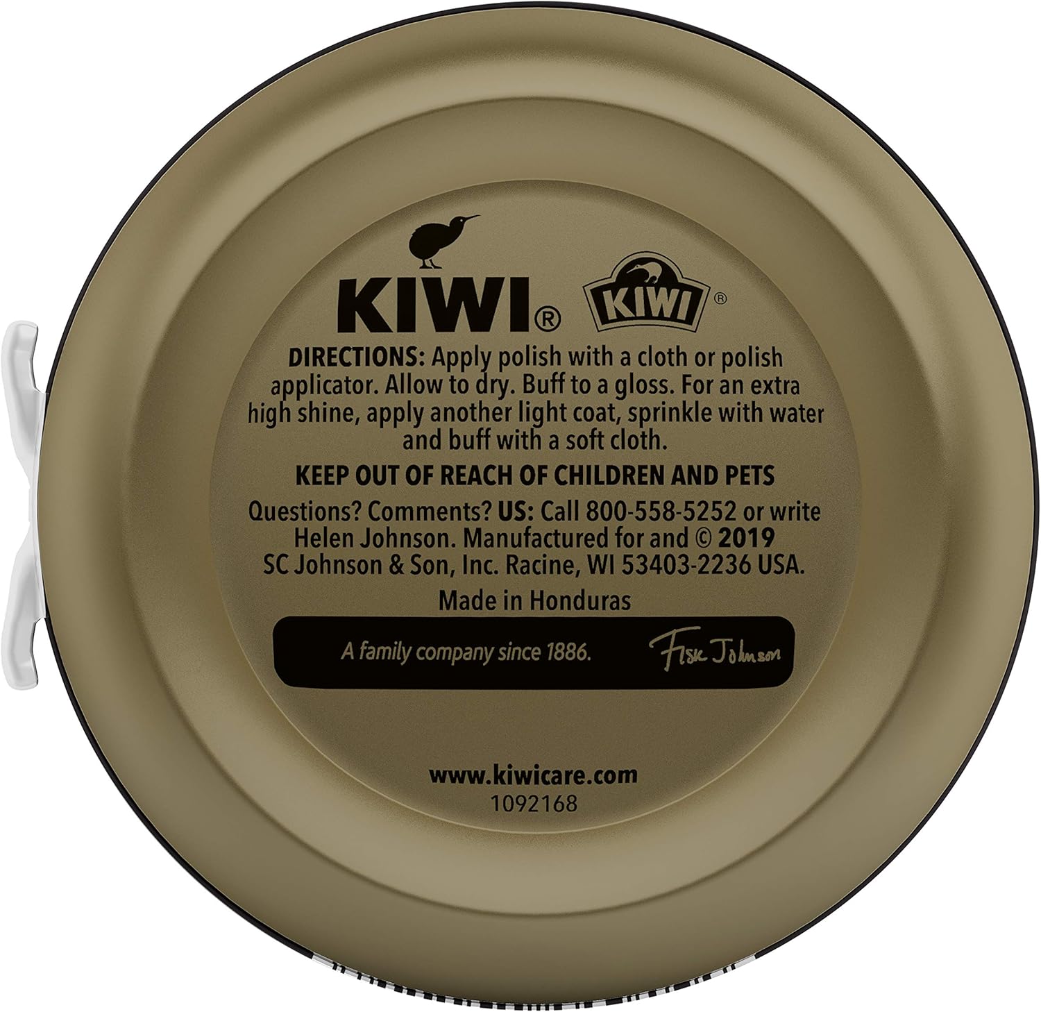 KIWI Shoe Polish, Black, 1 Metal Tin, 1.125 oz: Home & Kitchen