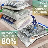 Storage Master Space Saver Bags 9 Pack with Electric Pump Vacuum Storage Bags view 6