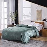 Dornroscn Cooling Weighted Blanket Duvet Covers 48"x72" Viscose Made from Bamboo Duvet Cover for Summer Use Removable Twin Size Duvet Covers for Weighted Blankets