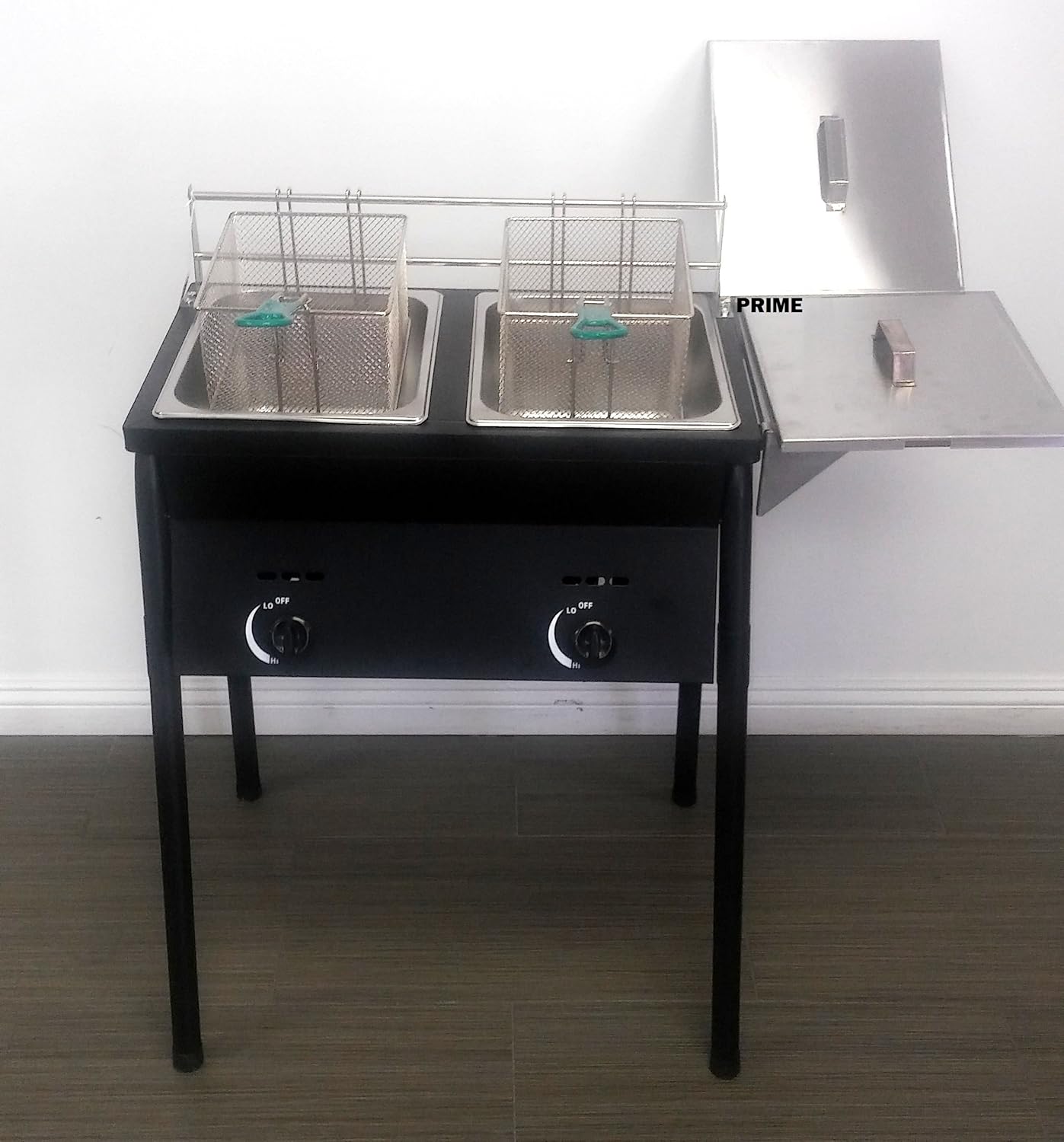 Deep Fryers Chefspark Outdoor Two Tank Fryer 2 Baskets & Stainless