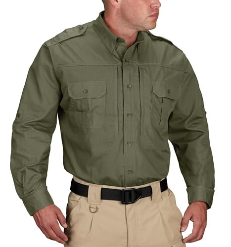 Propper Men's Long Sleeve Tactical Shirt, Olive, Small Long