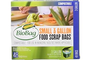 Bio Bag Compostable Small 3 Gallon Bags 48 Count by BioBag