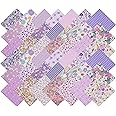 Nodsaw Purple Charm Pack, 42-5" Cotton Quilting Fabric Quilt Squares