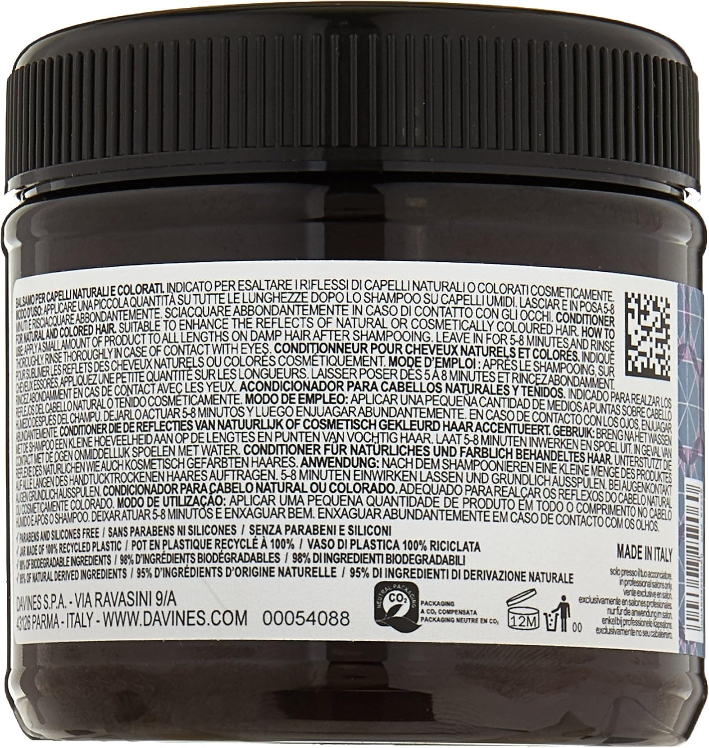 Davines Alchemic System Alchemic Conditioner Silver 250 ml (Pack of 1) - Image 3