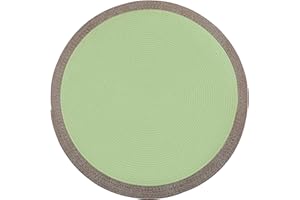 Soulchen Christmas Tree Stand Mat 35" Reversible Round Under Christmas Tree Pad Protects Floors from Spills Scratches Absorbent for Winter Holiday Party Indoor Outdoor Xmas Decorations(Green)