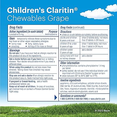 Claritin 5 mg tablet