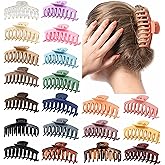 20PCS Large Hair Claws Clips for Thick Thin Hair No Slip Hair Clamps Strong Hold Hair Jaws Accessories for Women Girls