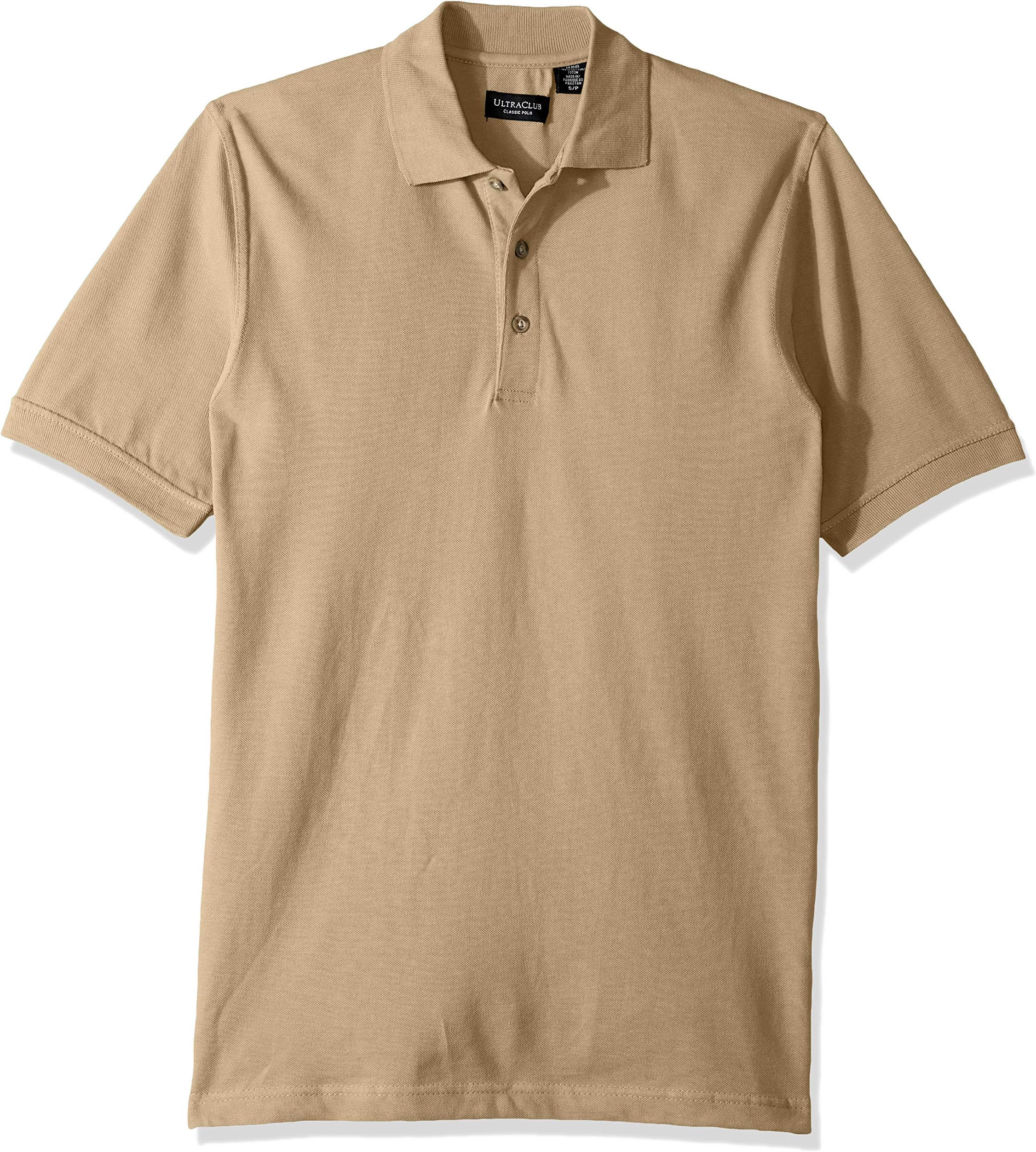 UltraClubs Men's Classic Pique Polo
