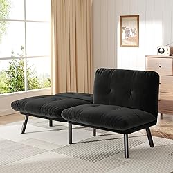 homeokay Futon Sofa Sleeper Couch Bed with
