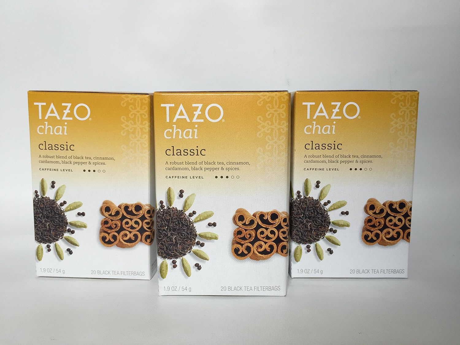 Pack of 3 Tazo Chai Classic Grocery & Gourmet Food