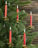 BRUBAKER 20 Pack Tree Candles Pyramid Red Christmas 9.5 cm 1.5h view 5