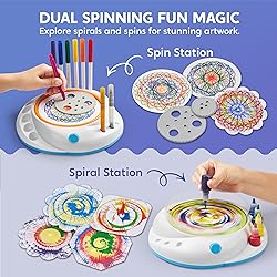 Klever Kits Spin Art for Kids, Spin Spiro Machine