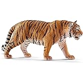 Schleich Wild Life, Realistic Safari Jungle Animal Toys for Boys and Girls, Tiger Toy Figurine, Ages 3+