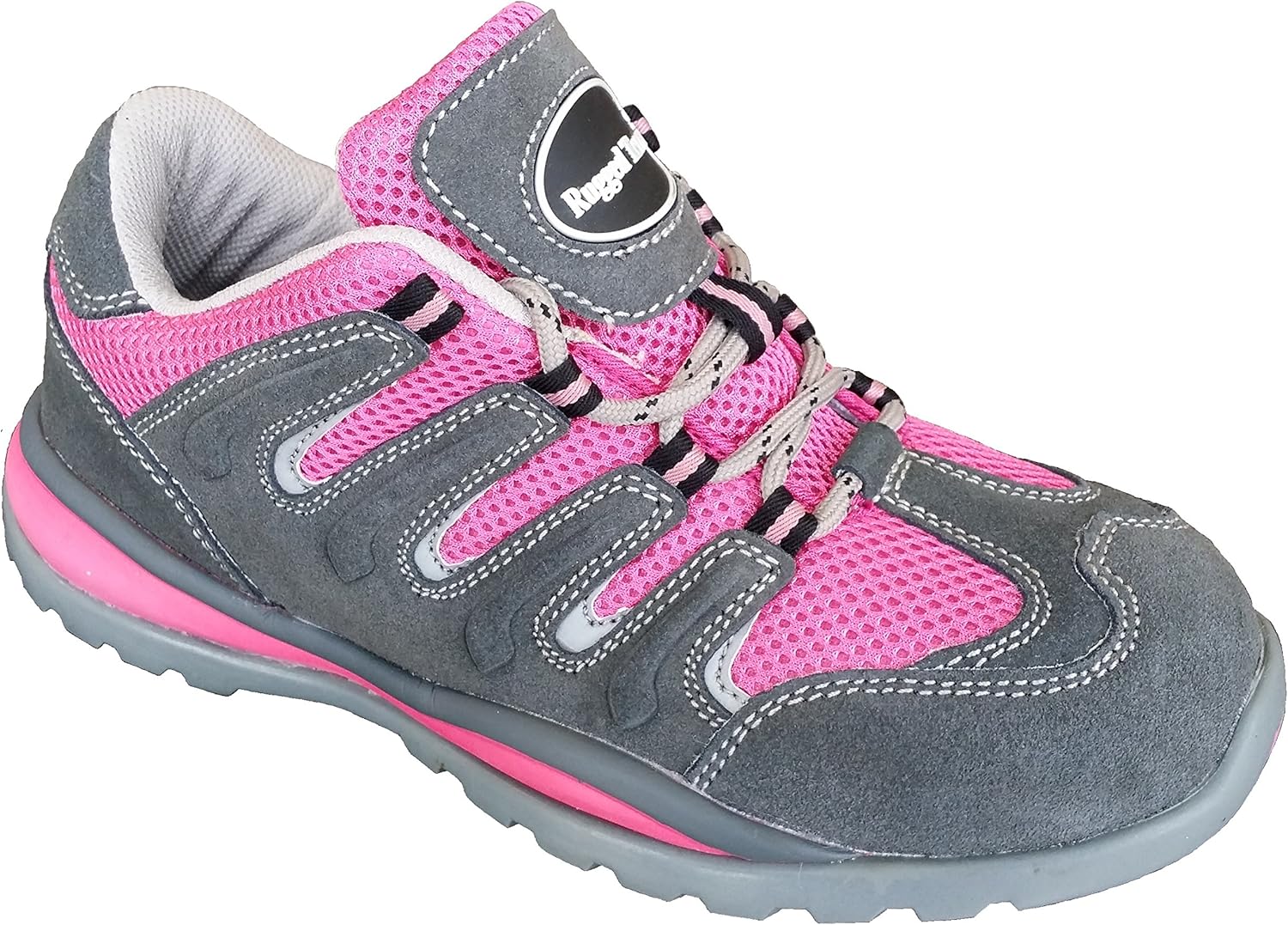 pink suede trainers ladies