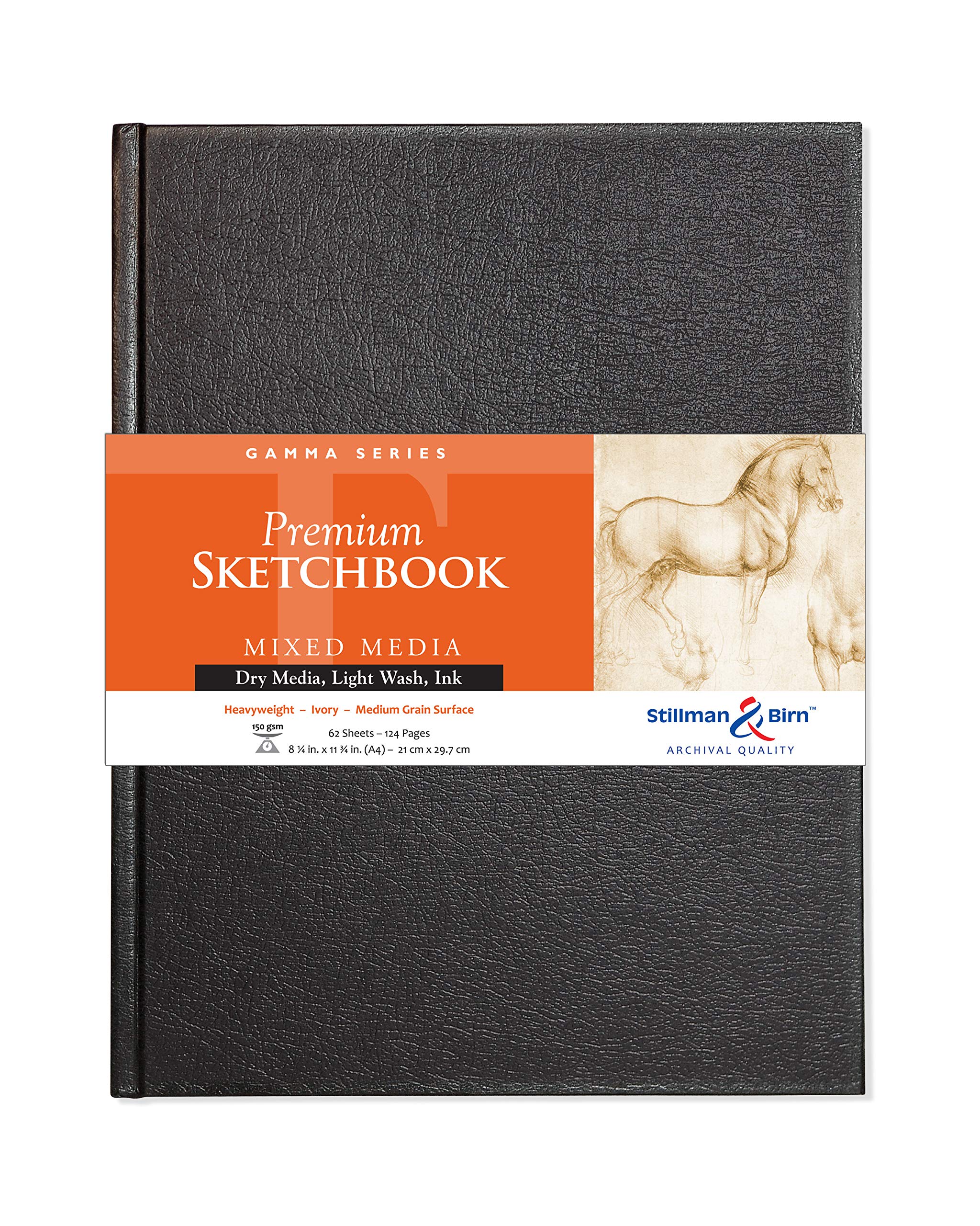 Stillman & Birn : Gamma Sketchbook 8.25 x 11.75in (A4) Hardbound 150gsm - Ivory Vellum — image 1