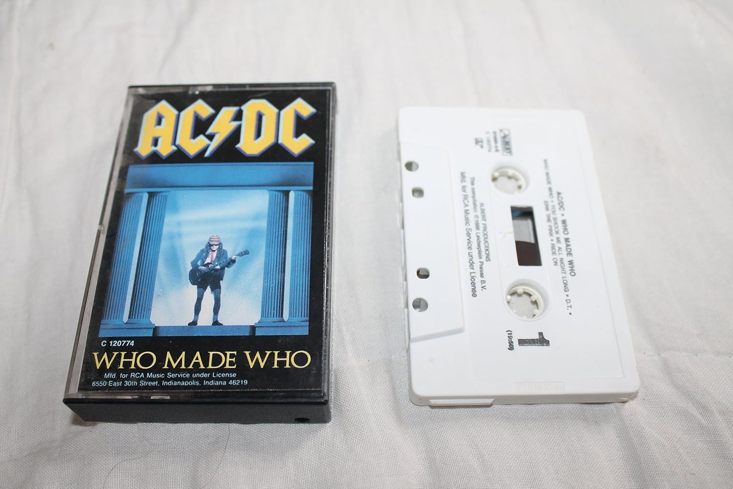 AC/DC - AC/DC - Who Made Who Cassette Tape C 120774 - Amazon.com Music
