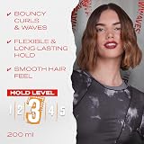 Wella Shockwaves Curls Waves Mousse 200ml Define Hold Anti-Frizz Hair Styling view 2