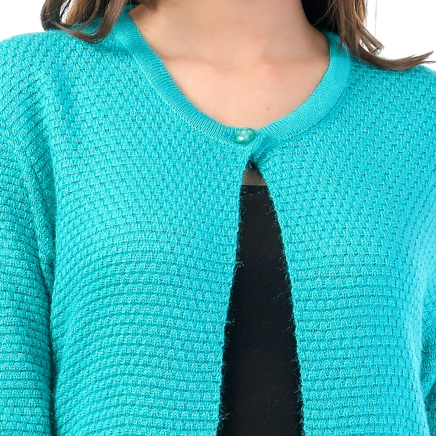 dynamis women winter sweater turquoise