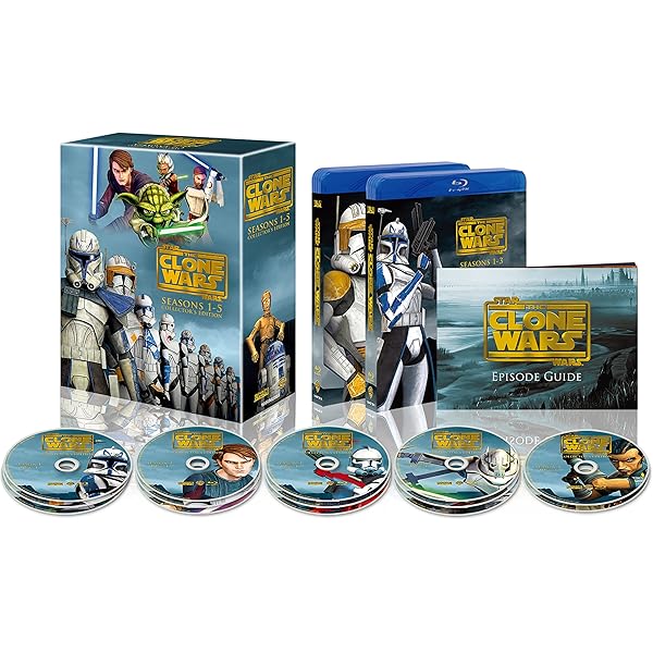 Amazon.com: STAR WARS: The Clone Wars - Seasons 1-5 Complete Set