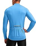 Men's Cycling Jersey Moisture Wicking Long Sleeve