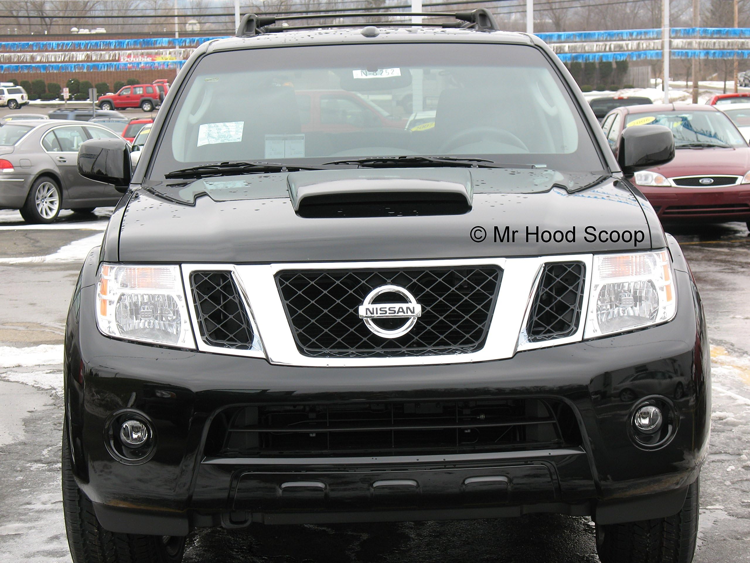 Xtreme Autosport Unpainted Hood Scoop Compatible with 1987-2017 Nissan Pathfinder by MrHoodScoop HS003