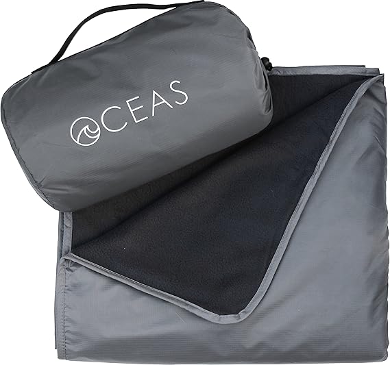 Outdoor Waterproof Blanket by Oceas Warm Fleece Great for Camping