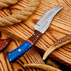 Handmade Twist Pattern Damascus Hunting Knives