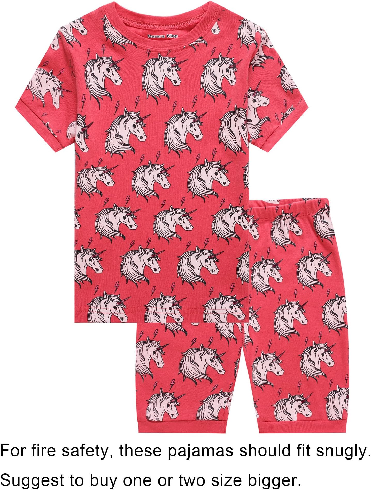 Little Big Boys Pajamas 100% Cotton Kids Pjs Sets