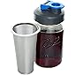 County Line Kitchen - Cold Brew Mason Jar iced Coffee Maker, Durable Glass, Heavy Duty Stainless Steel Filter, Flip Cap…