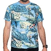 Fight Soap Tyler Blue Short Sleeve T-Shirt Halloween Costume Cosplay