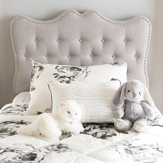 Baxton Studio Emma Beige Twin Headboard