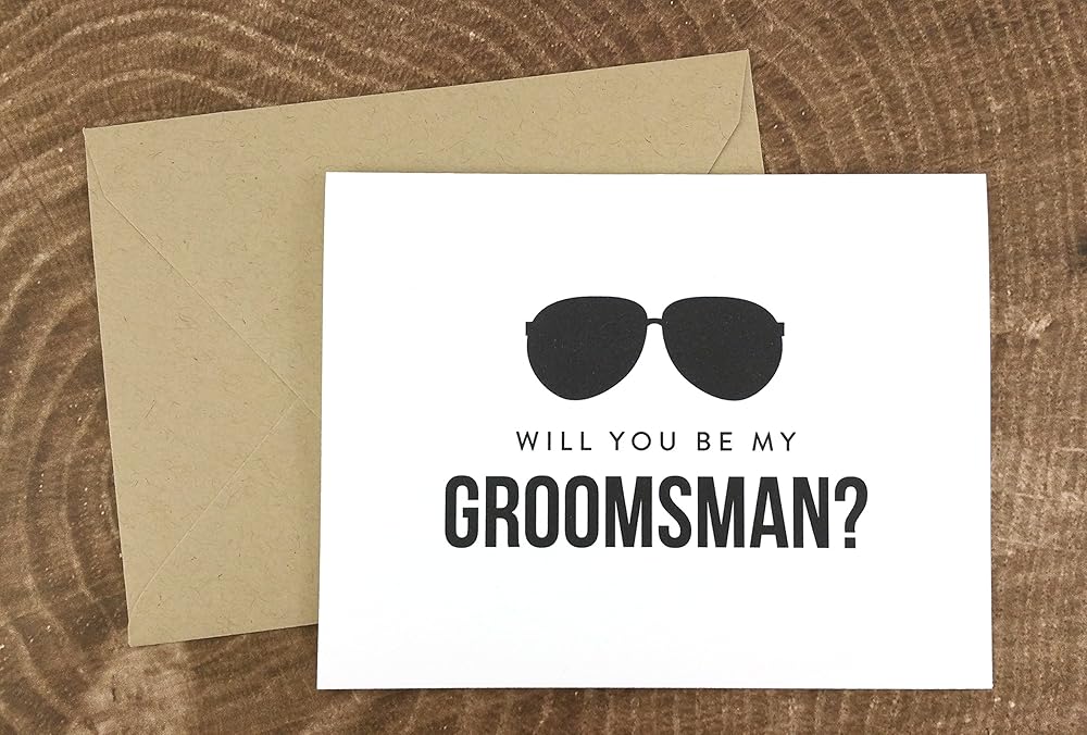 Will You Be My Groomsman Card, Funny Groomsman