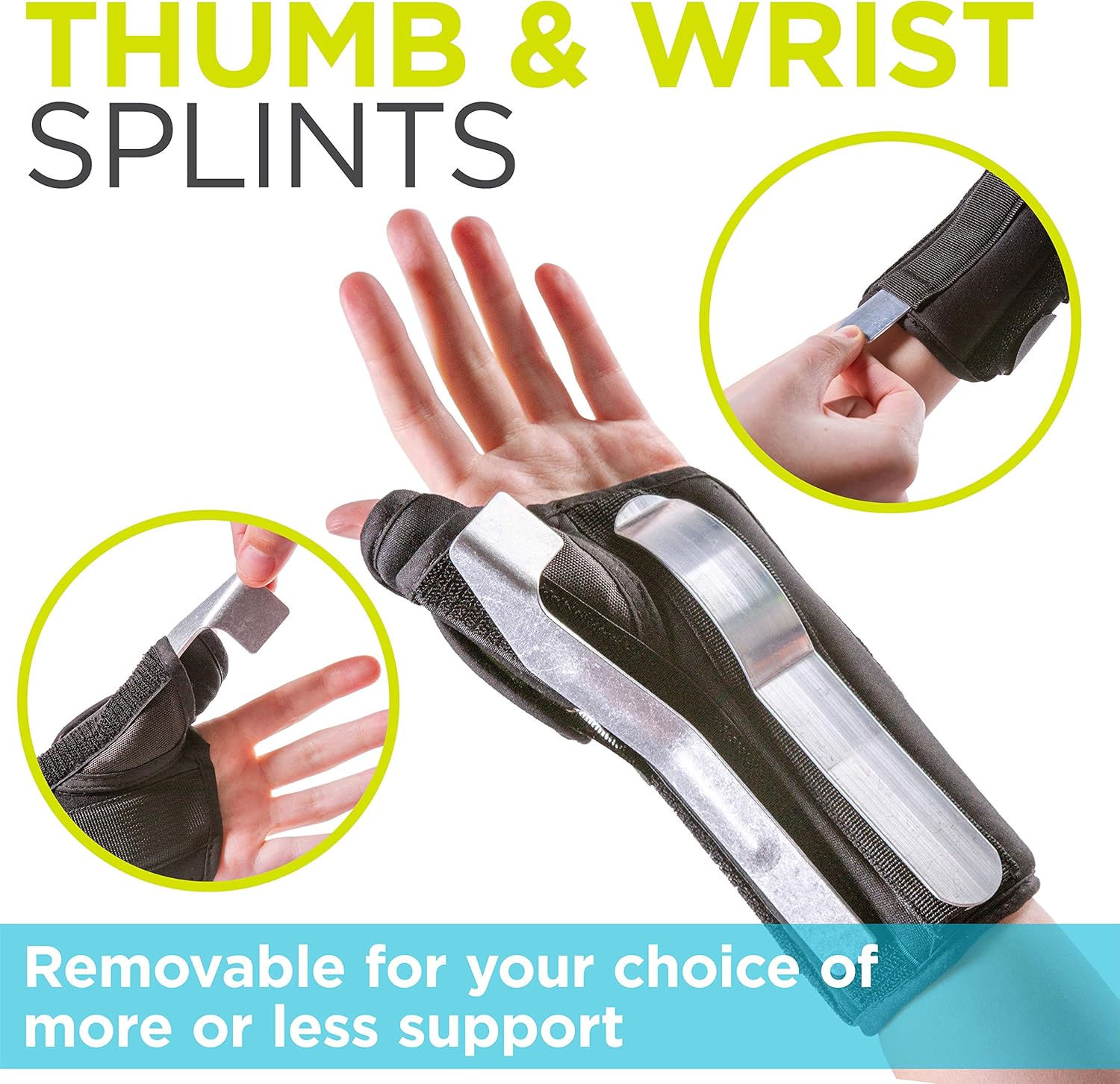 BraceAbility Thumb & Wrist Spica Splint | De Quervain's Tenosynovitis Long Stabilizer Brace for Tendonitis, Arthritis & Sprains Forearm Support Cast (Small - Right Hand): Industrial & Scientific
