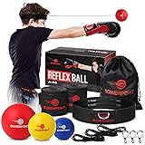 Boxerpoint Kids Boxing Reflex Balls with Headband