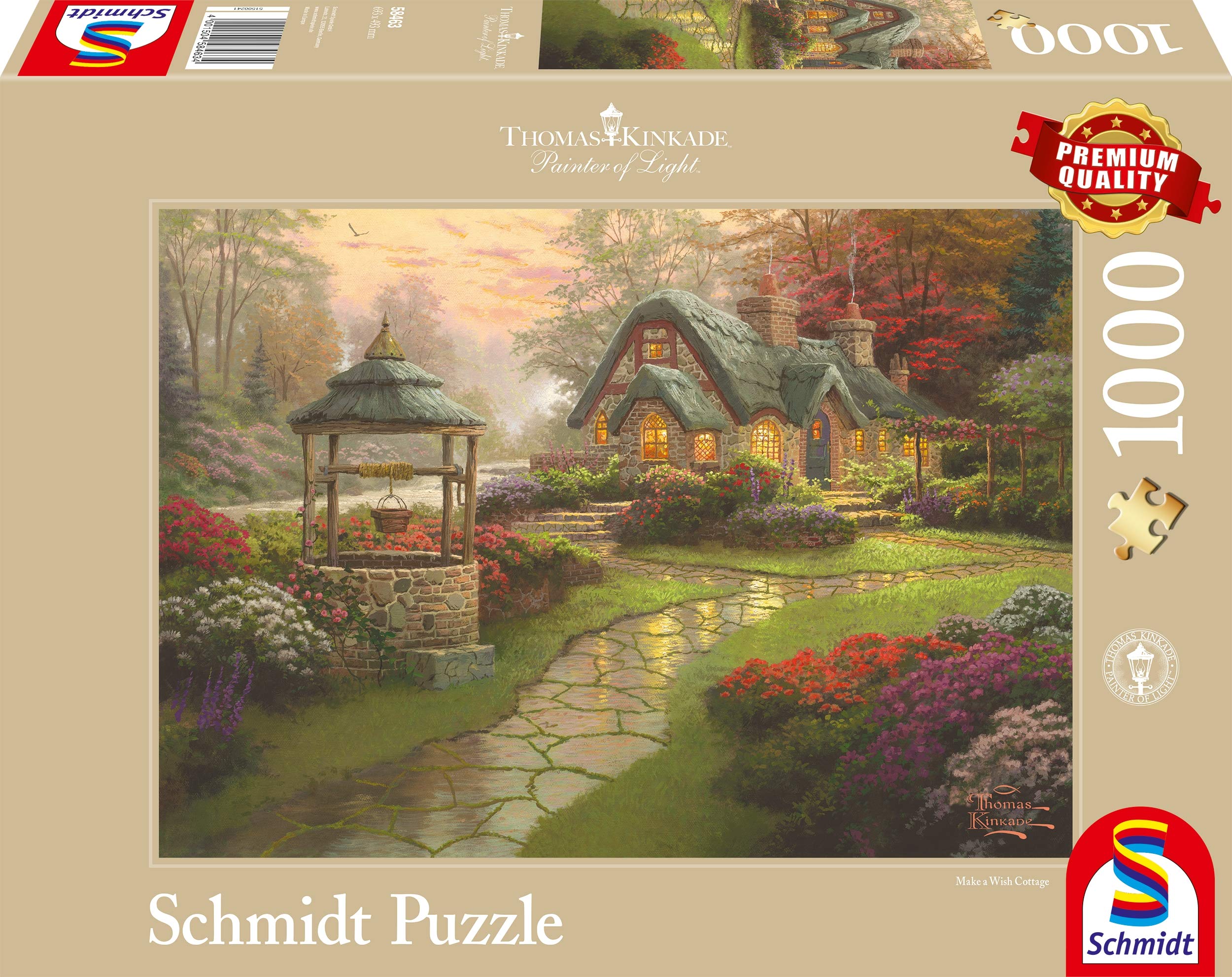 Schmidt – Classic 58463 – Jigsaw Puzzle – 1,000 Pieces – The House at the Well — image 1