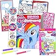My Little Pony Coloring Book with Take-N-Play Set - 96-Page Coloring Book, My Little Pony Stickers, and Markers