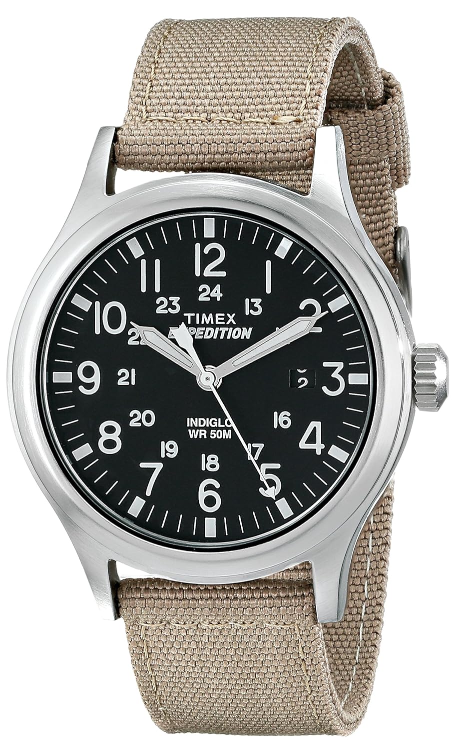Timex Expedition Scout Wrist Watch 42MM Quartz Round Nylon Band eBay