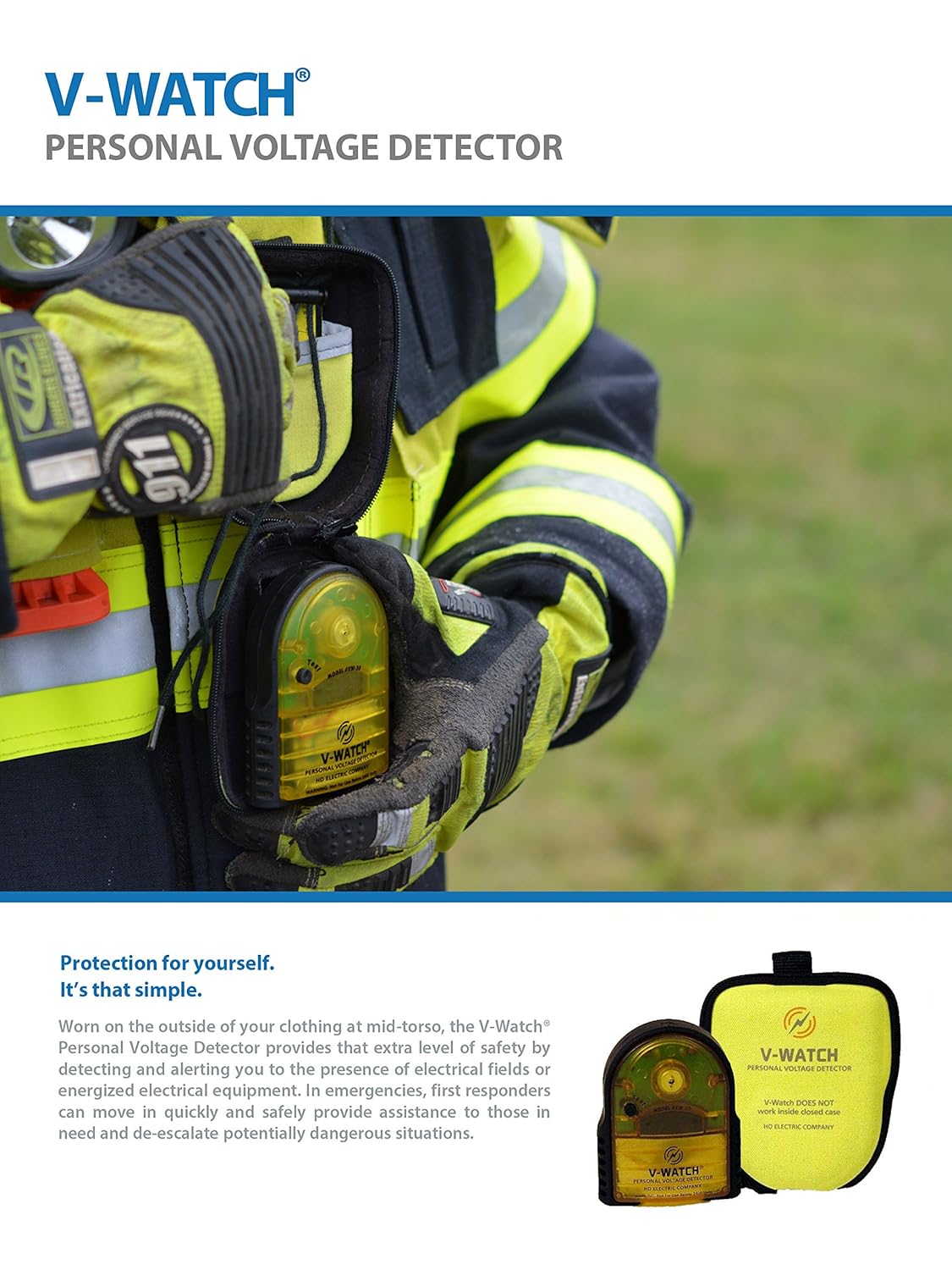 Greenlee HD Electric VWP-20HFR-K V-Watch Personal Voltage Detector - - Amazon.com