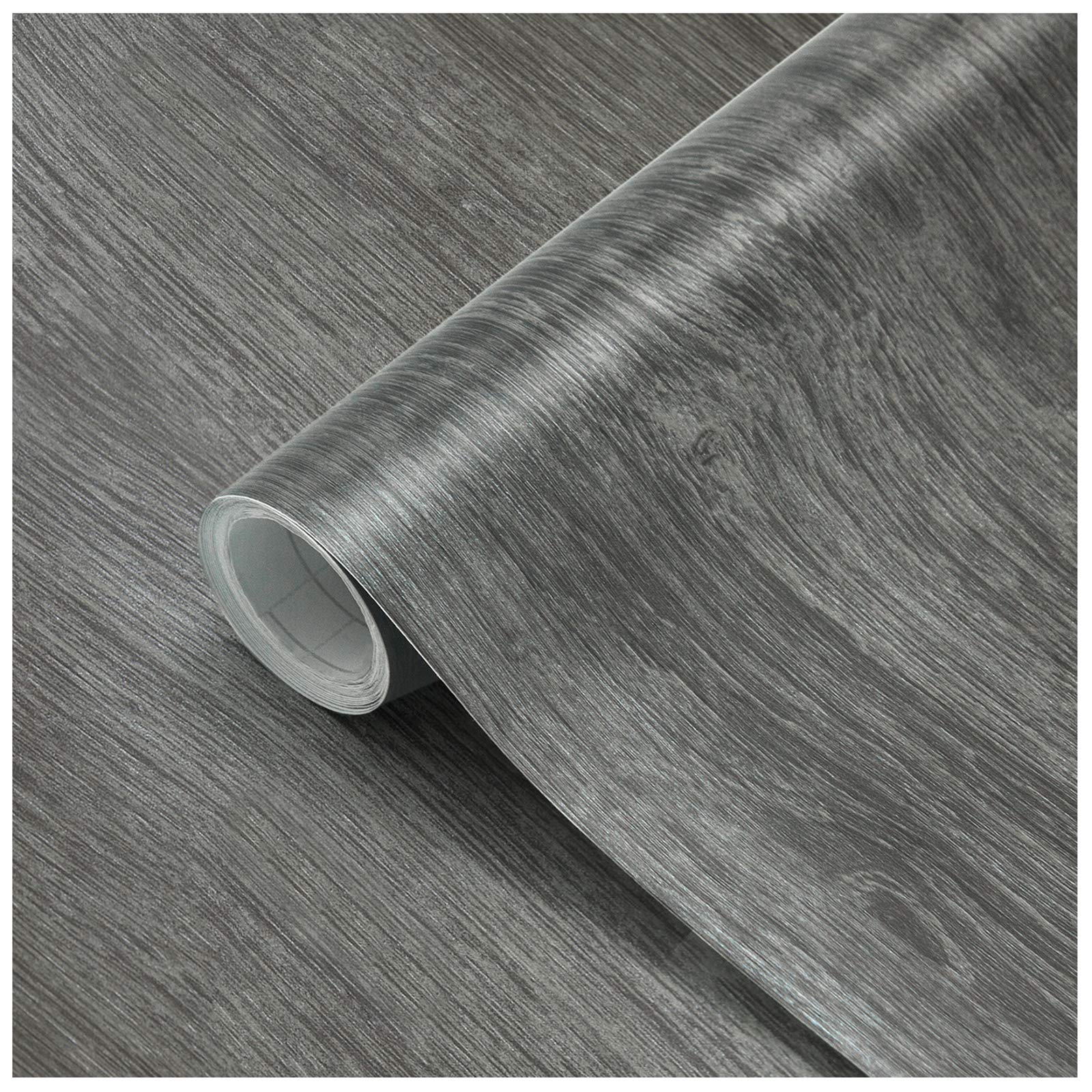 Losuda Wood Effect Self-adhesive Contact Paper Thicken Peel Stick Paper Wood Grain Counter Paper Furniture Cabinets Wardrobe Shelf Liner Wallpaper, 61 X 500cm Type C