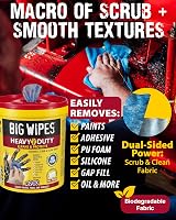 Big Wipes Heavy Duty Pro+ Hand Wipes 2 Buckets 480 Wipes Dual-Sided view 2