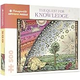 Pomegranate 500-Piece Puzzle for Adults, The Quest for Knowledge | Matte finish, snug fit, 24x18" jigsaw puzzle, mythical art, famous illustration, large-piece puzzle