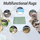 ARSUK Outdoor Plastic Rug 150x100cm Weatherproof Reversible Pattern view 7