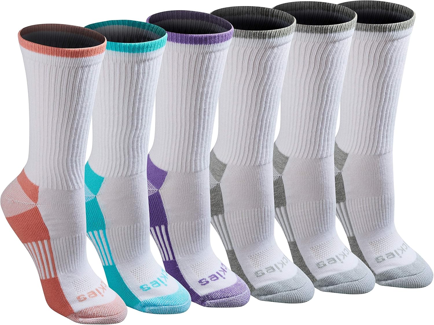 Dickies womens Dritech Advanced Moisture Wicking Crew Sock (12 Pairs