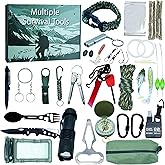 Decodinli Survival Kit Advent Calendar for Men, 24 Days Survival Gears Gifts for Teen Boys Adult, 2025 Christmas Countdown Survival Tools Calendar for Outdoor Adventure Camping Hiking Hunting