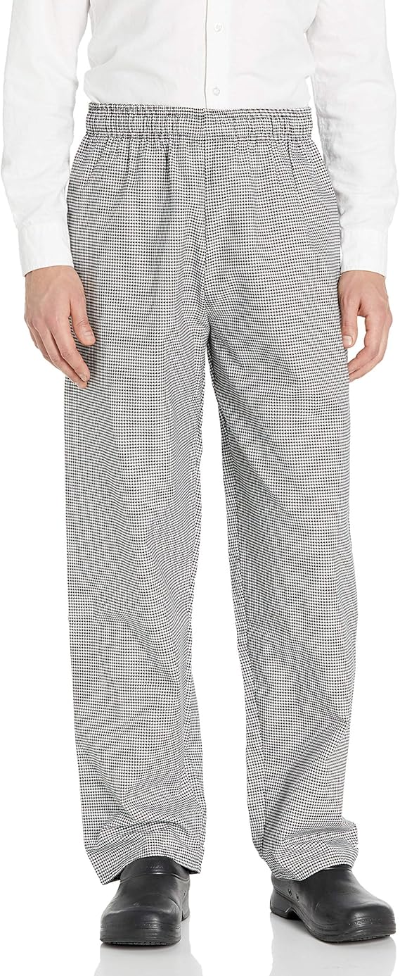 Threads Women's 4005C4007 Chefs Pants, Houndstooth, XXXL