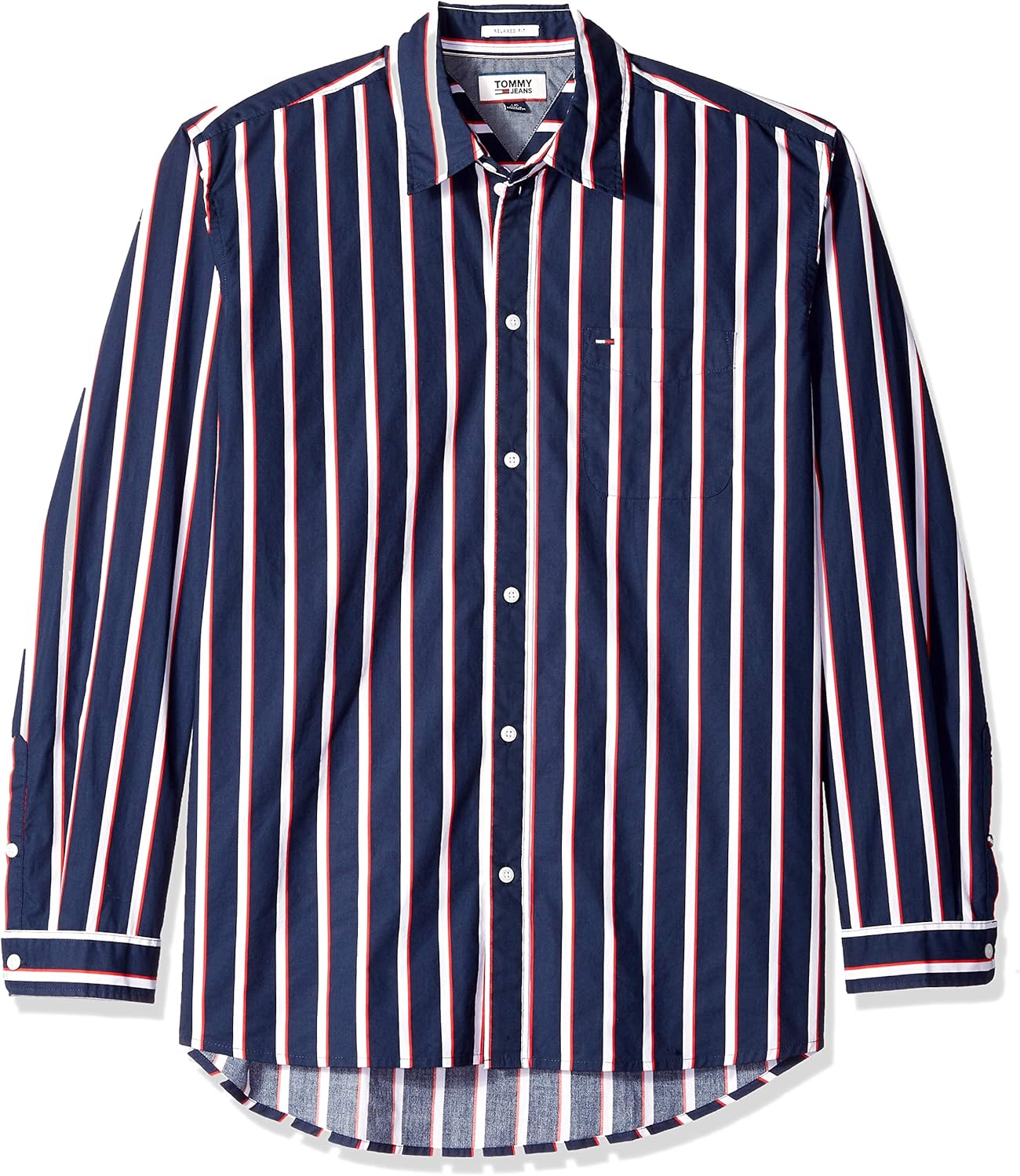 tommy jeans bold stripe shirt